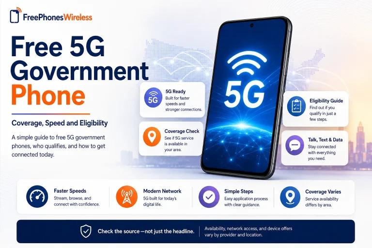 free 5g government phone