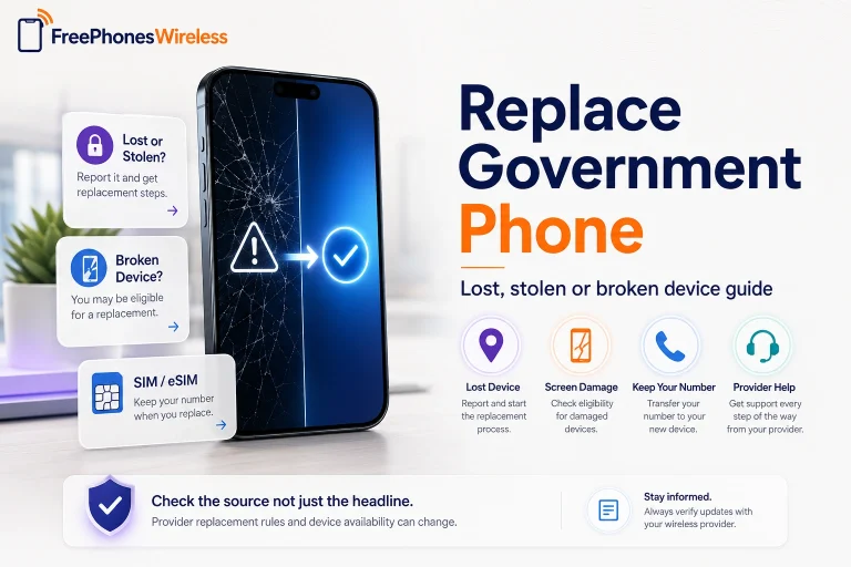 replace government phone